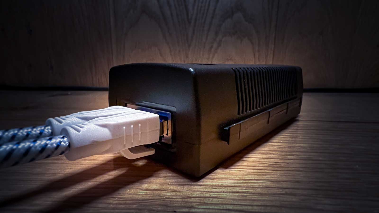 Displaying the network pluggable AI dongle
