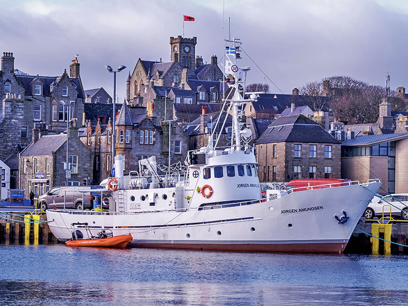 MV Jorgen Amundsen in Lerwick, Shetland