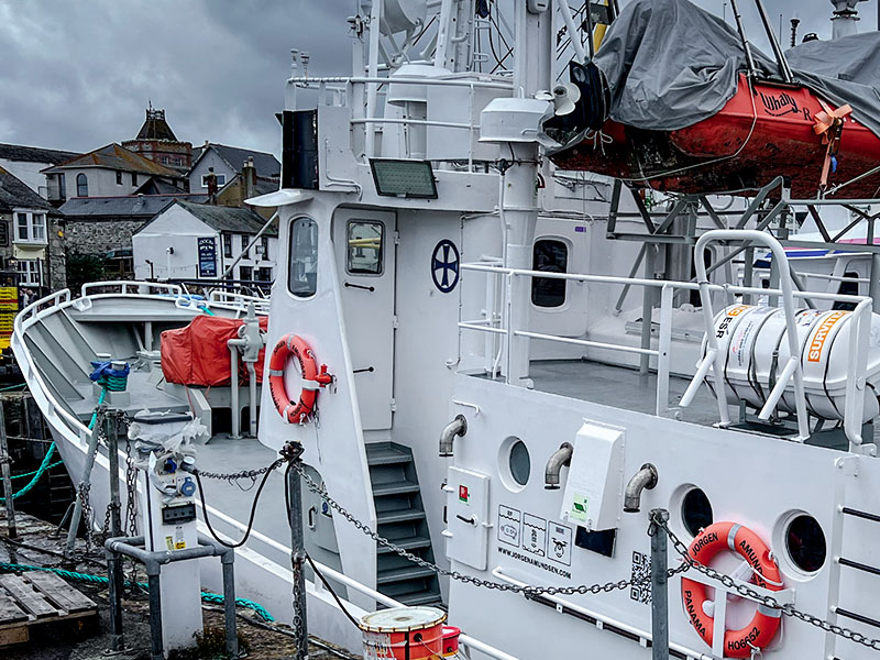 MV Jorgen Amundsen in Penzance, UK